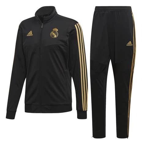 adidas real madrid trainingspak 2019-2020 zwart goud maatkeuze|adidas Real Madrid trainingspak heren zwart/goud .